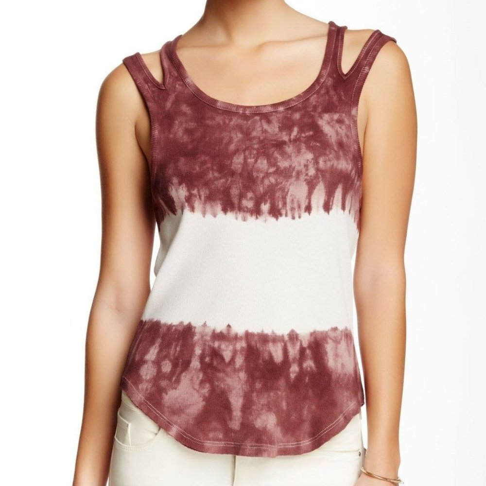 FREE PEOPLE Washed Stone Tank in Wine - XS